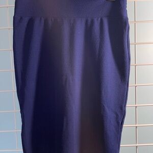 LuLaRoe Blue Midi Pencil Skirt